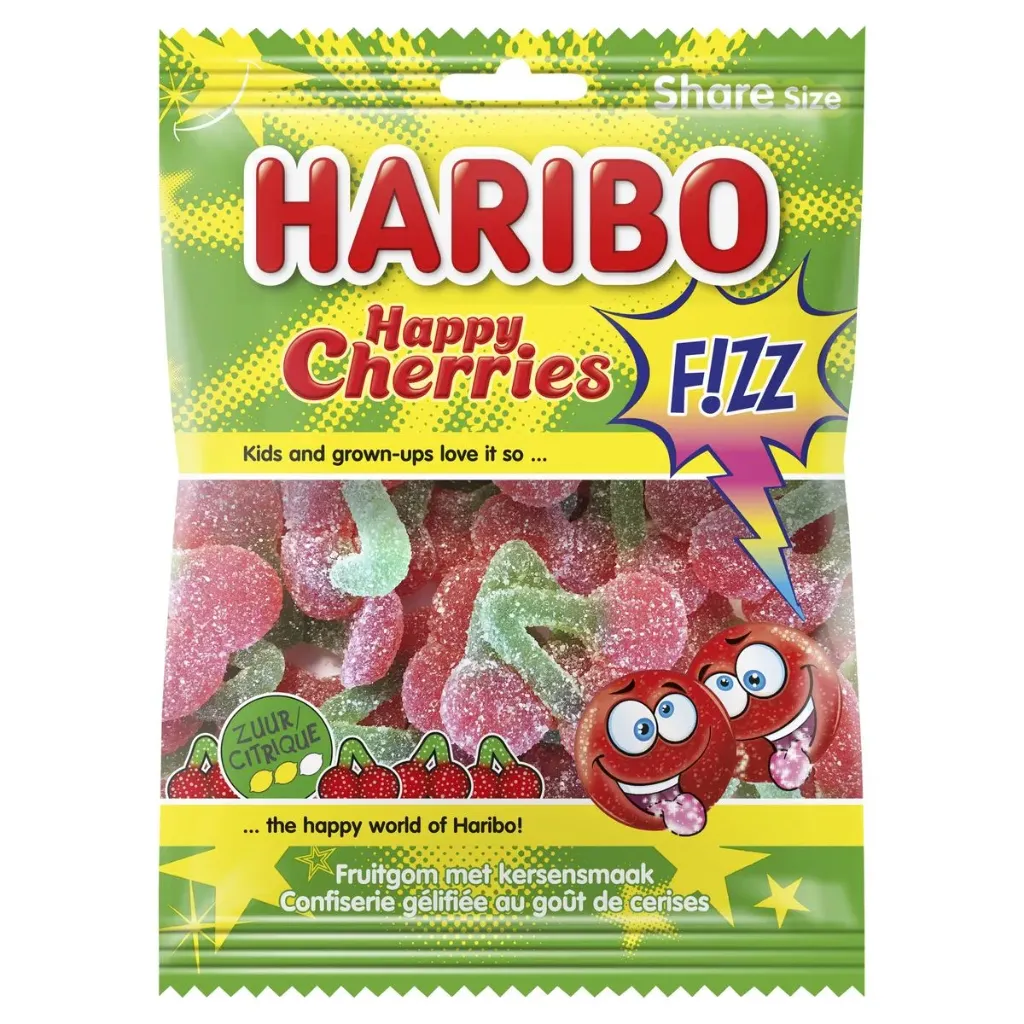 Haribo Happy Cherries Fizz 200 Gr