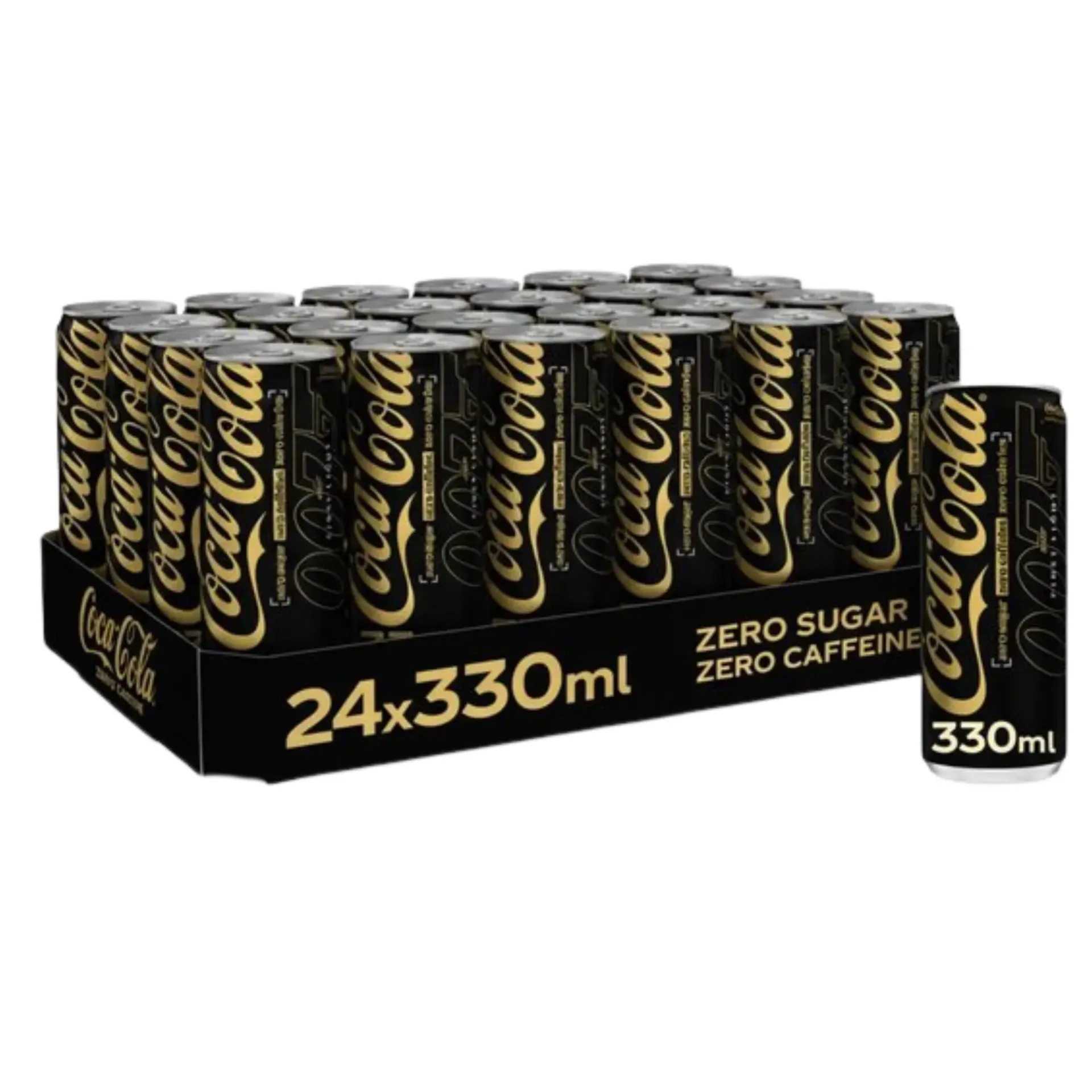 Coca-Cola Zero Sugar & Caféine Canette 24x33 Cl
