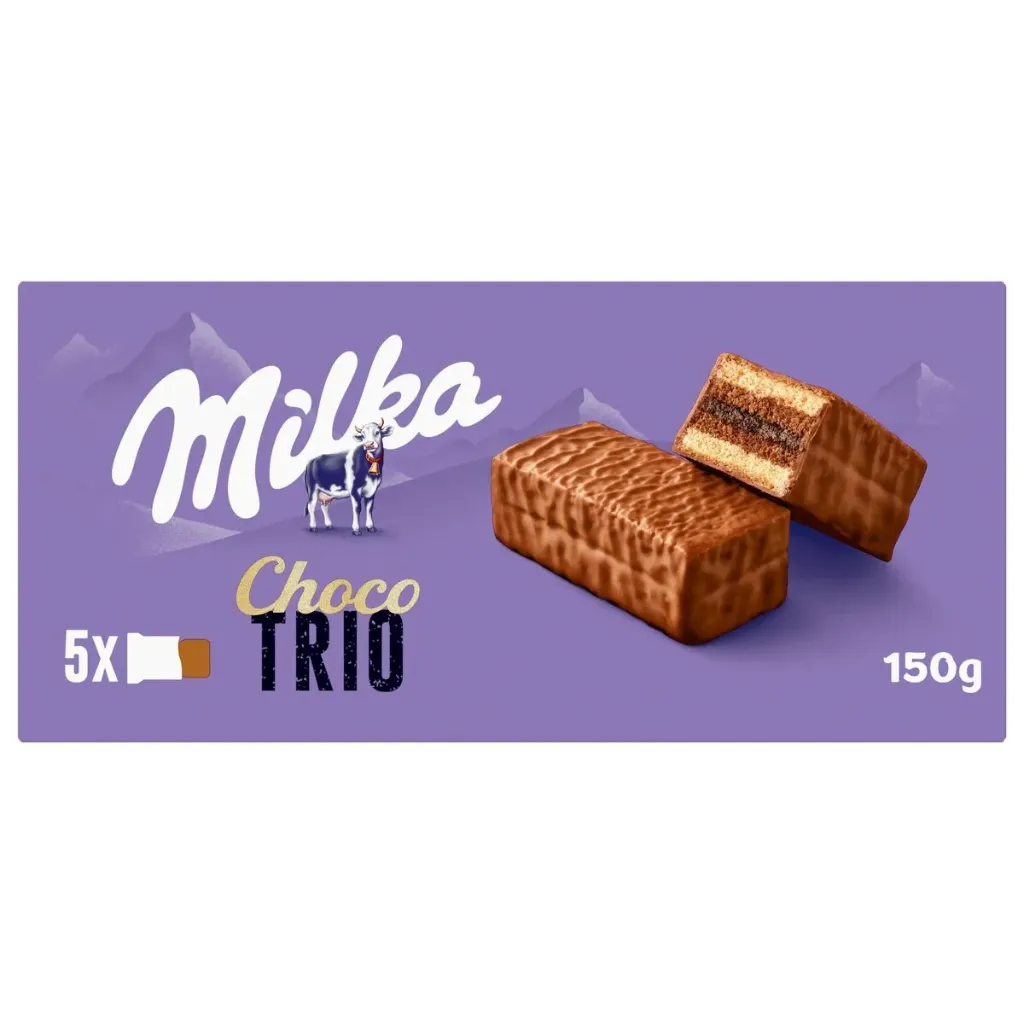 Milka Choco Trio Gâteaux 5x30 Gr