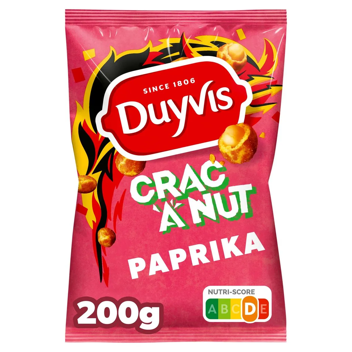 Duyvis Crac a Nut Paprika Cacahuètes 200 Gr
