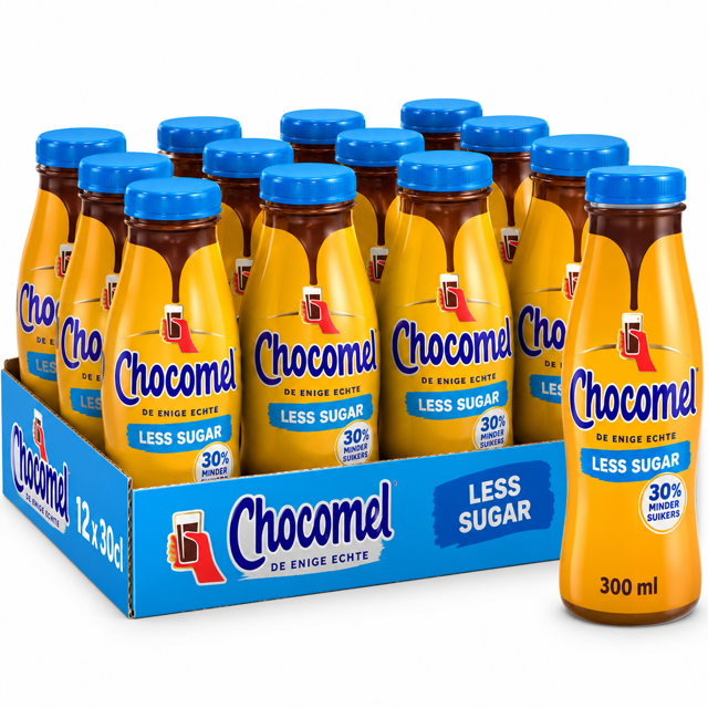 Chocomel Less Sugar Bouteille 12x30 Cl