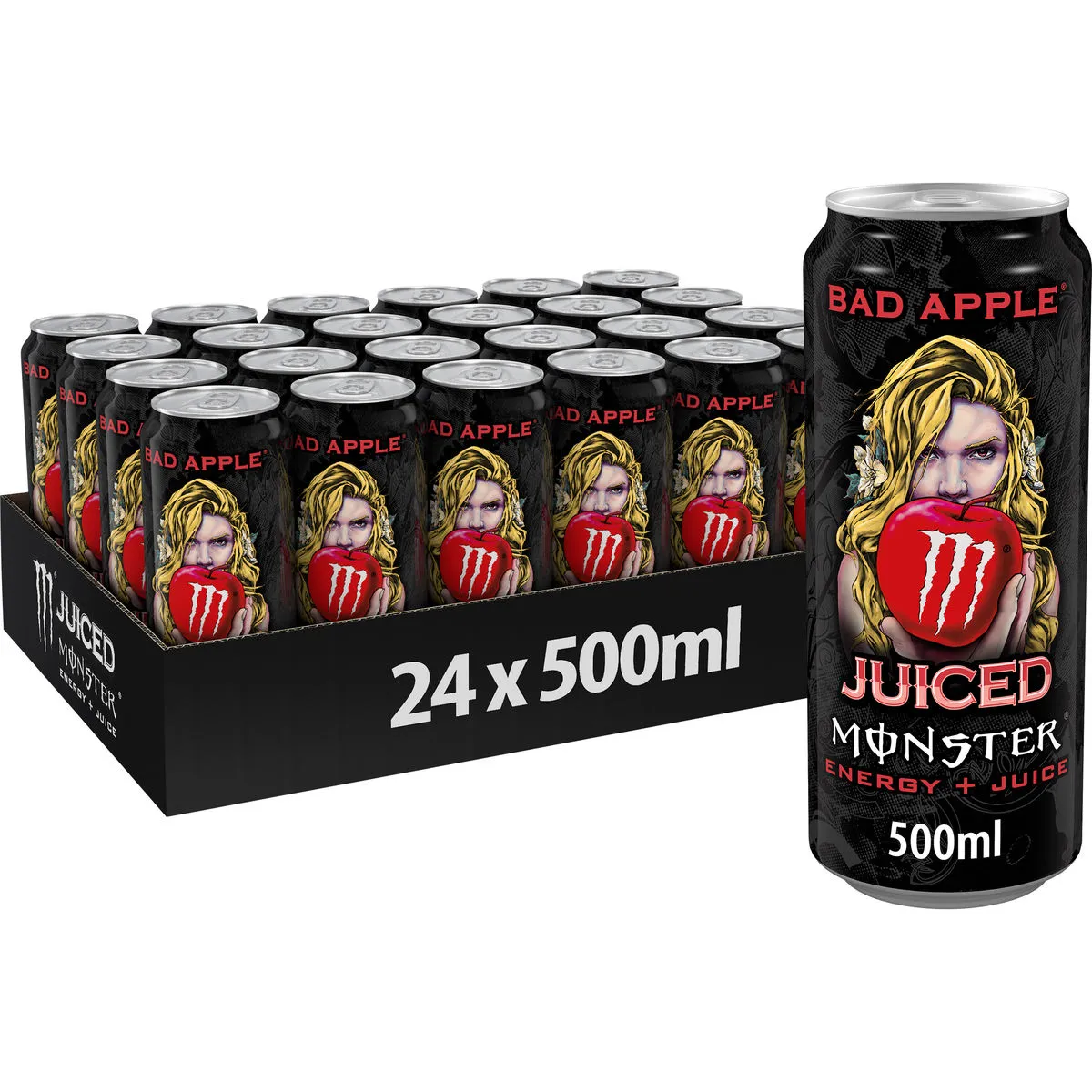 Monster Juiced Bad Apple Canette 24x50 Cl