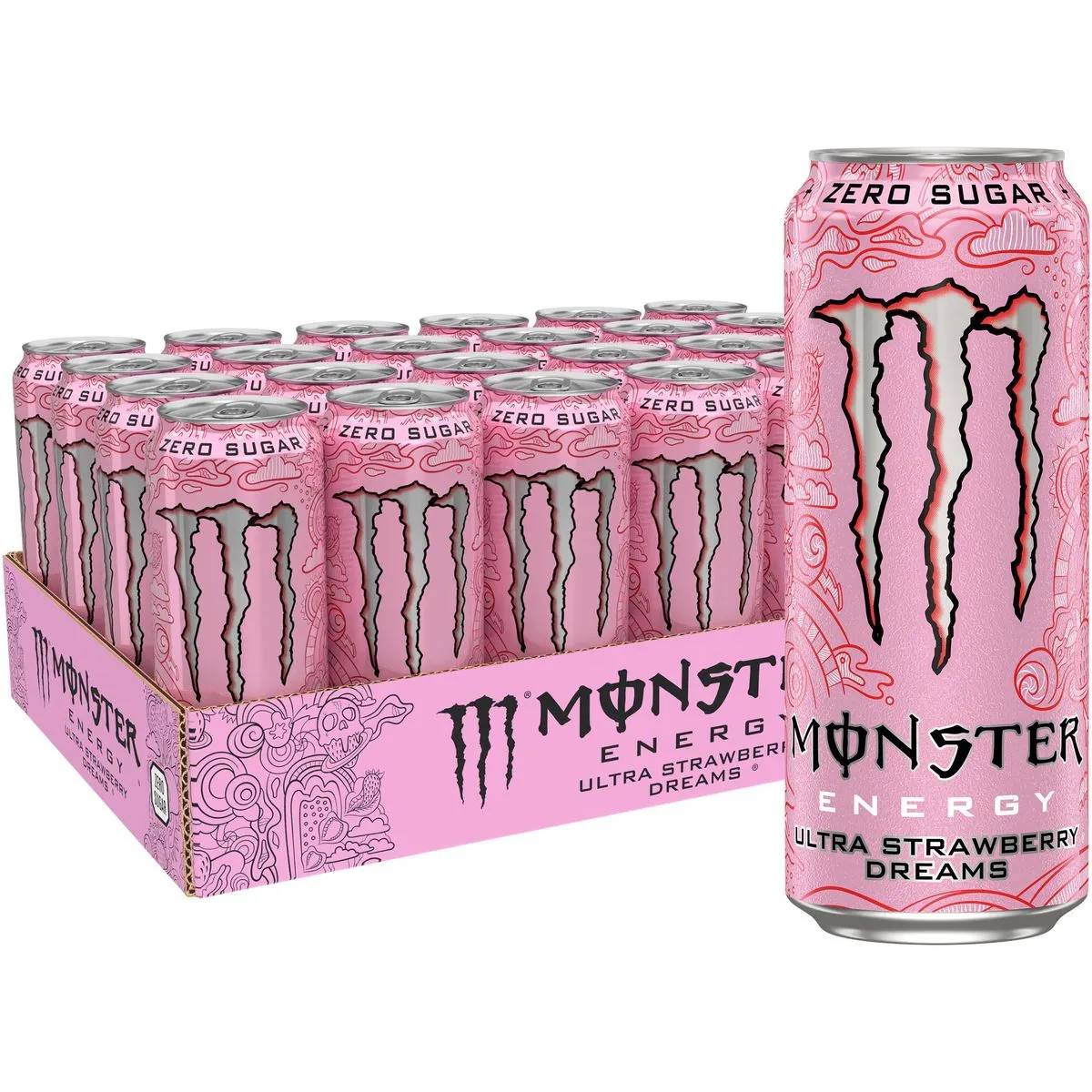 Monster Ultra Strawberry Dreams Canette 24x50 Cl