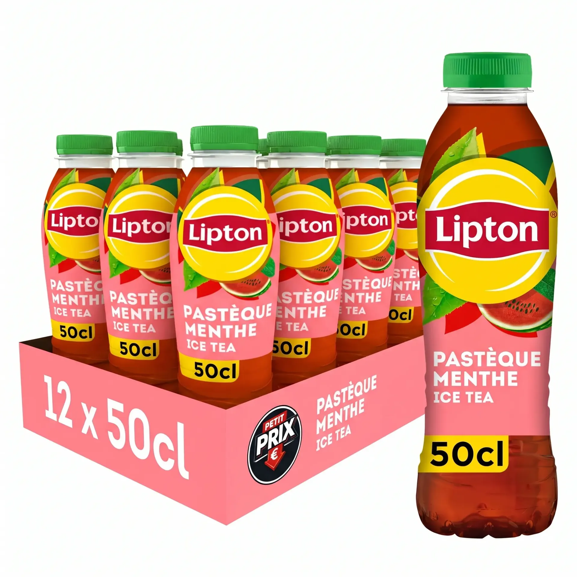 [LIP006] Lipton Iced Tea Pastèque Menthe Bouteille 12x50 Cl