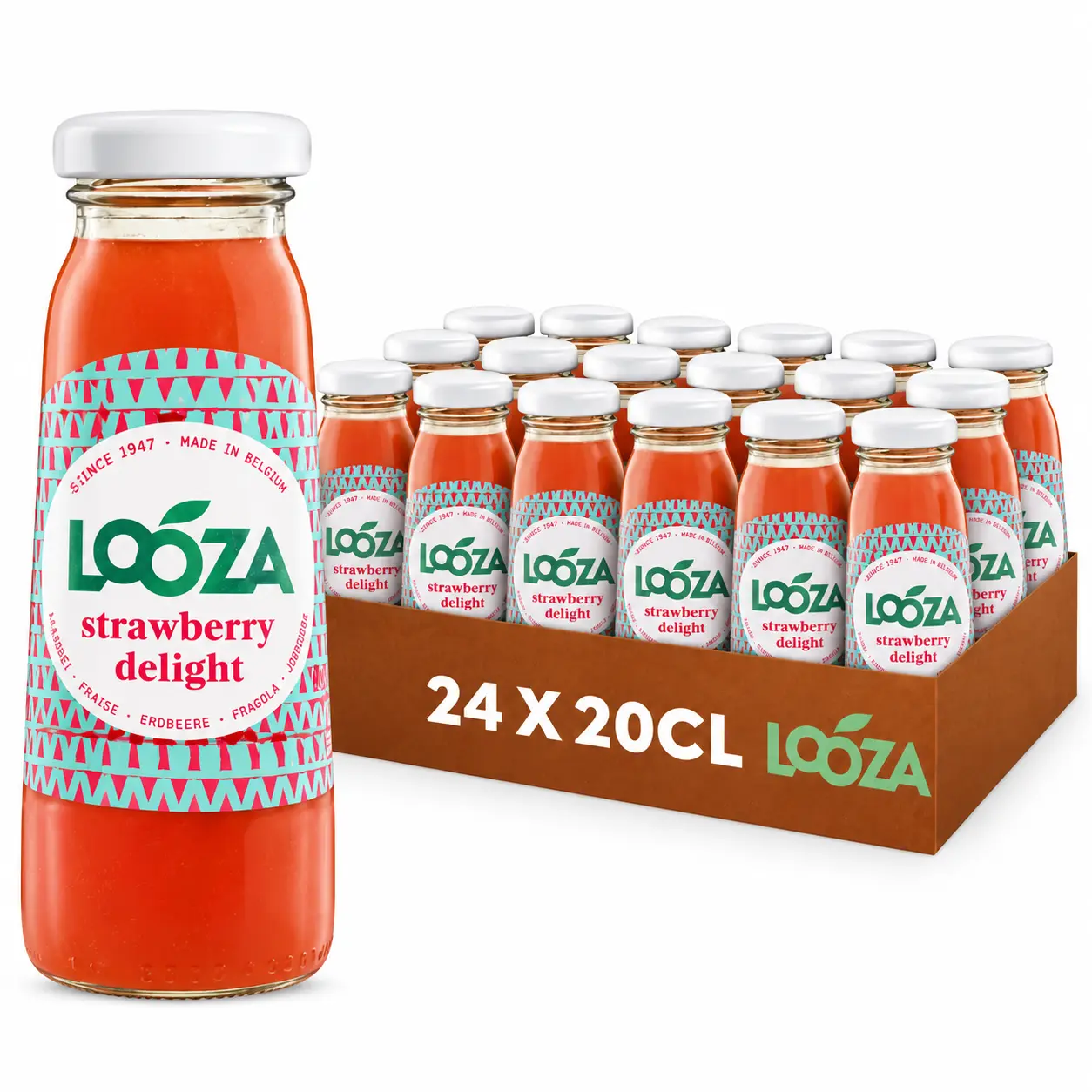 Looza Fraise Bouteille 24x20 Cl