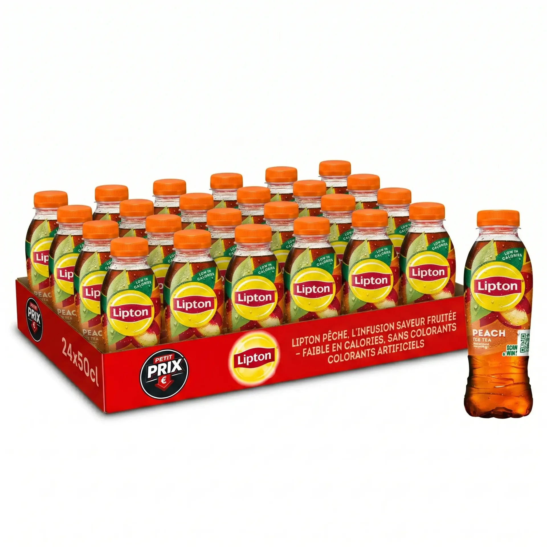 [LIP009] Lipton Iced Tea Pêche Bouteille 24x50 Cl