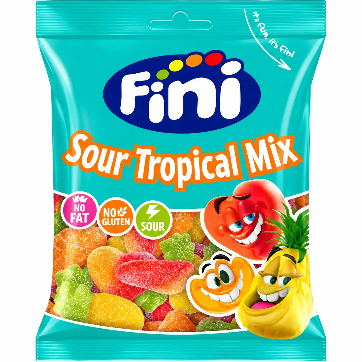 Fini Sour Tropical Mix Bonbons 90 Gr