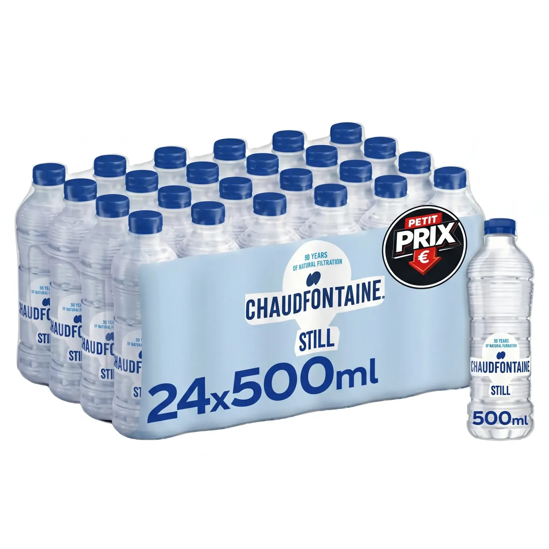 [CHA001] Chaudfontaine Eau Plate Bouteille 24x50 Cl