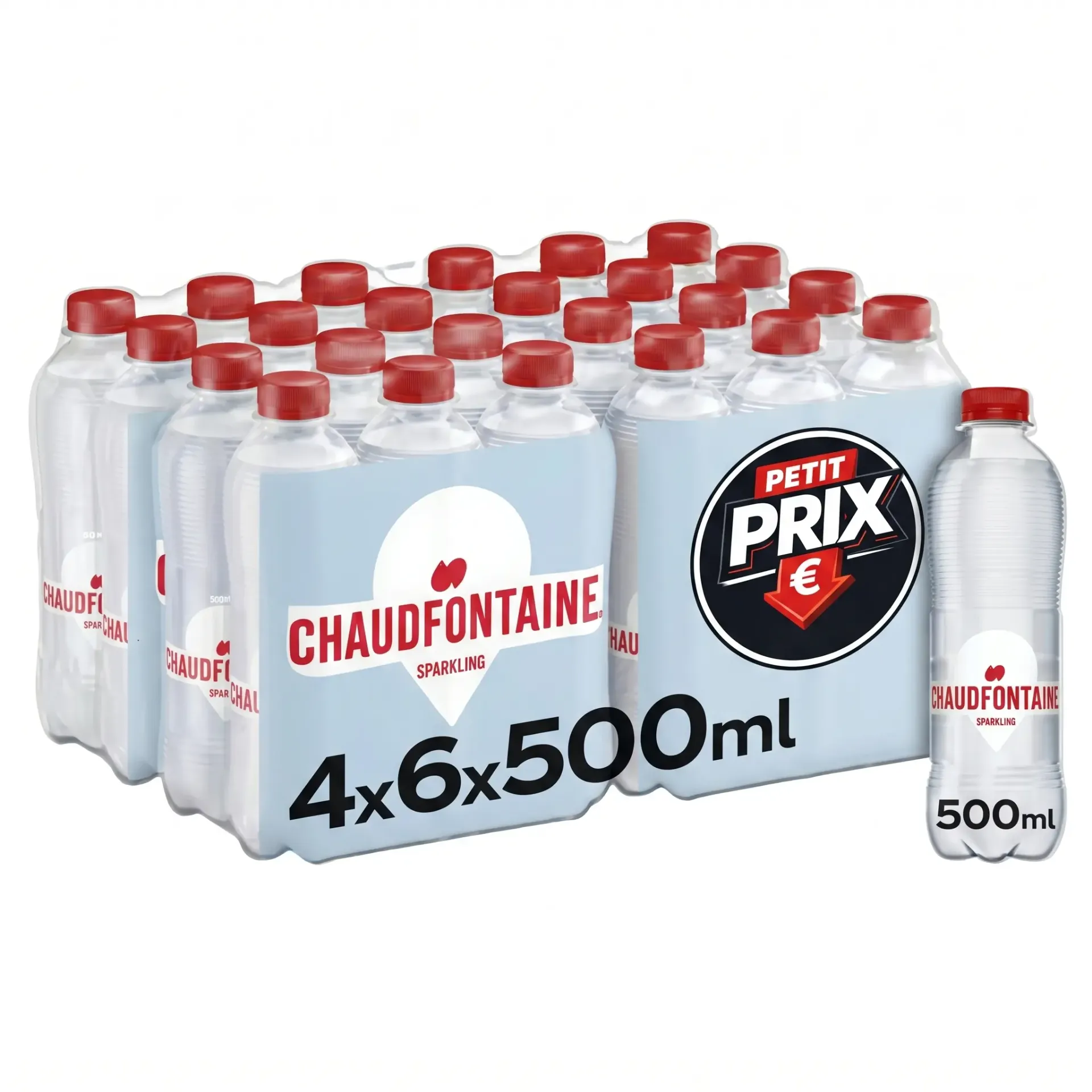 [CHA002] Chaudfontaine Eau Pétillante Bouteille 24x50 Cl