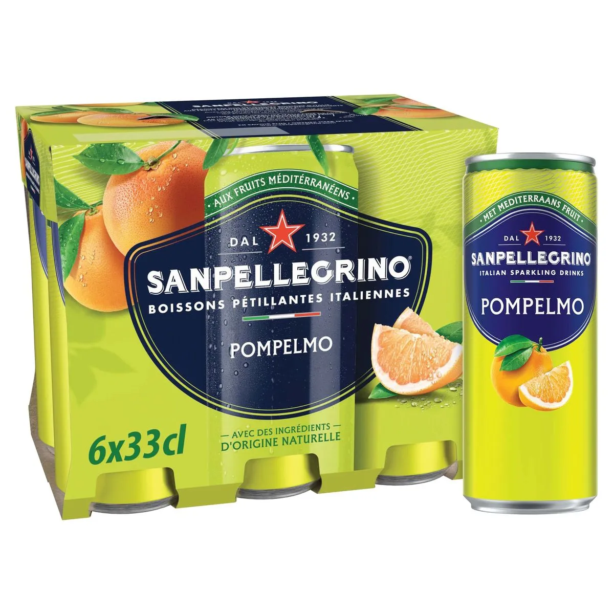 San Pellegrino Pompelmo Canette 6x33 Cl