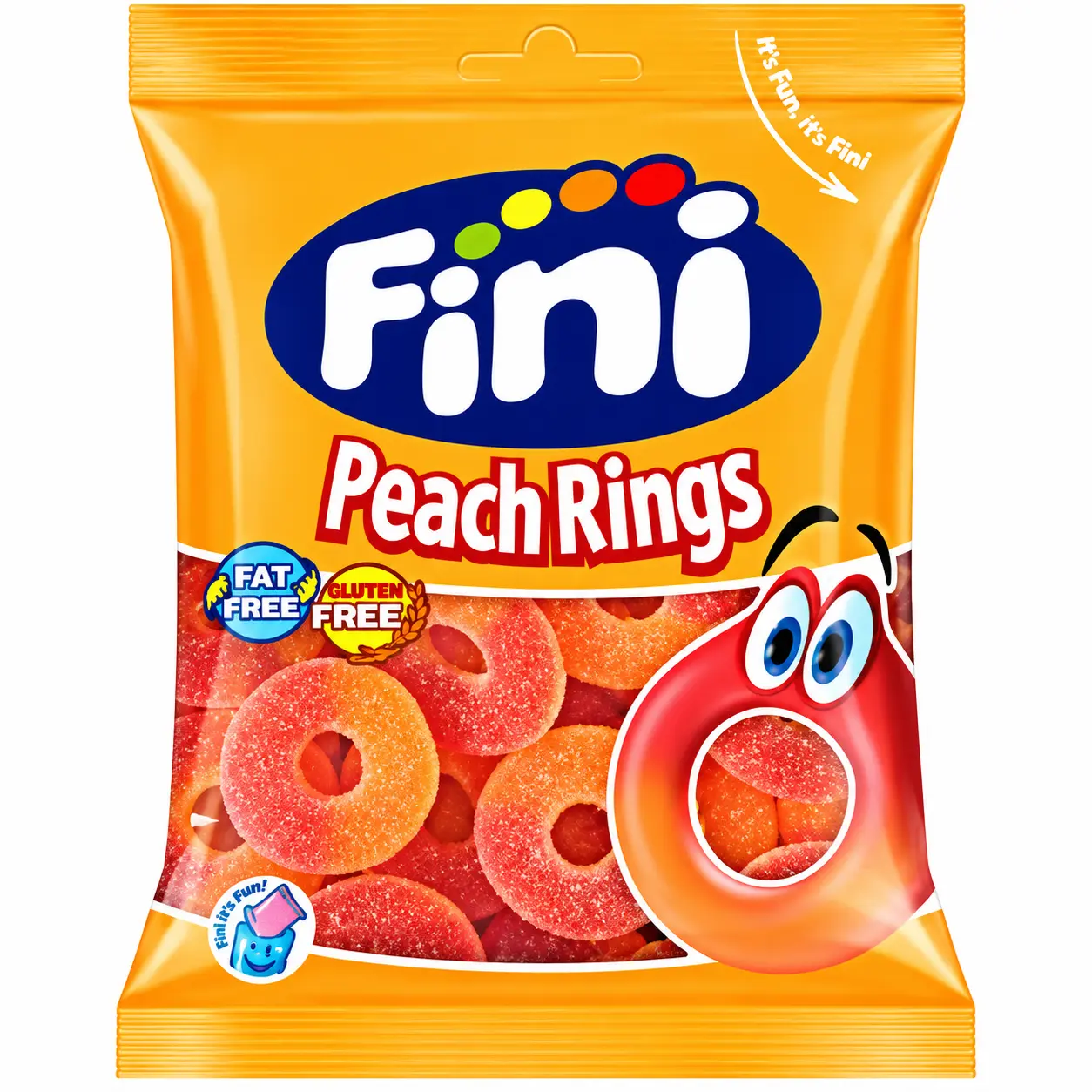 Fini Peach Rings Bonbons 90 Gr