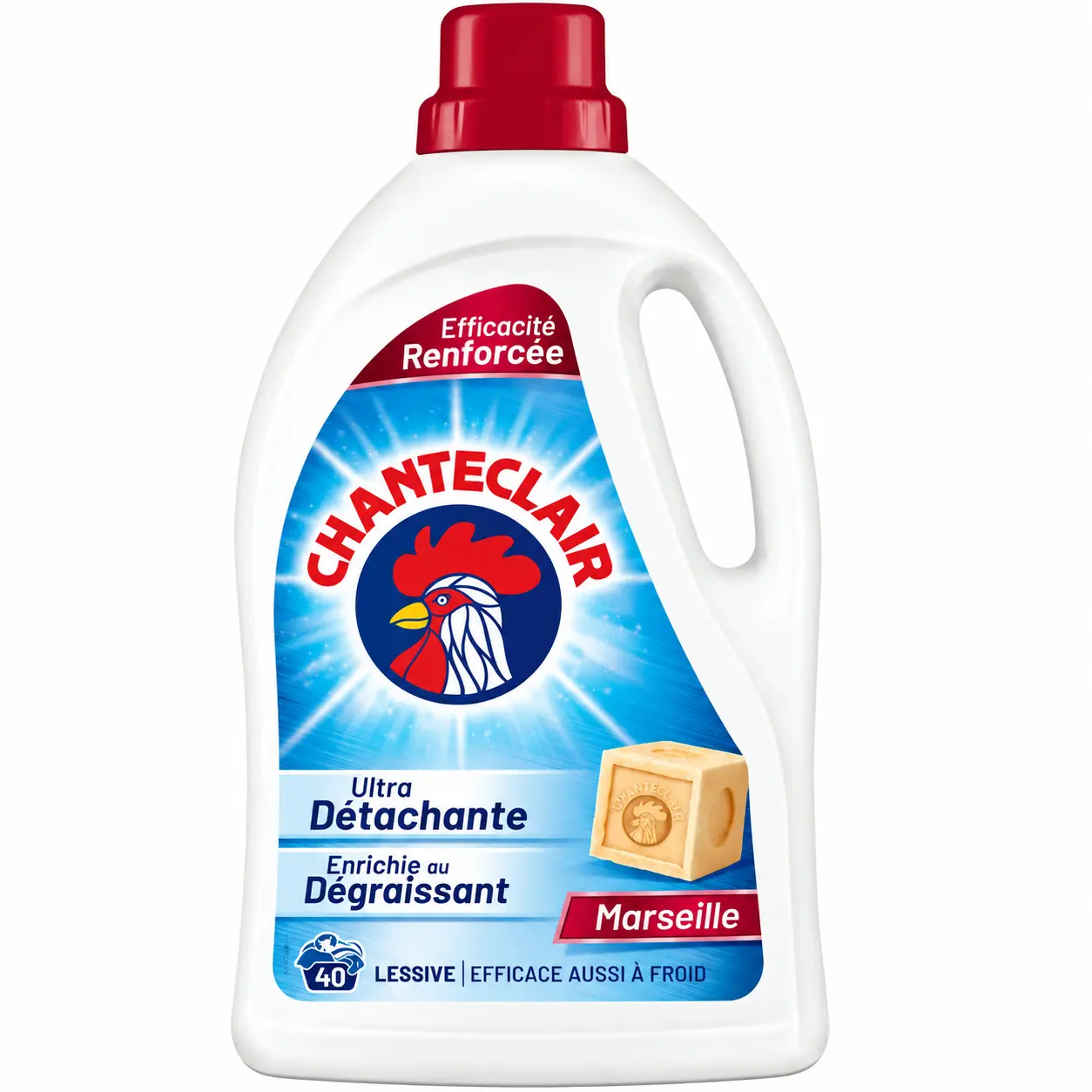 Chanteclair Marseille Lessive Liquide 1,8L 40 Doses