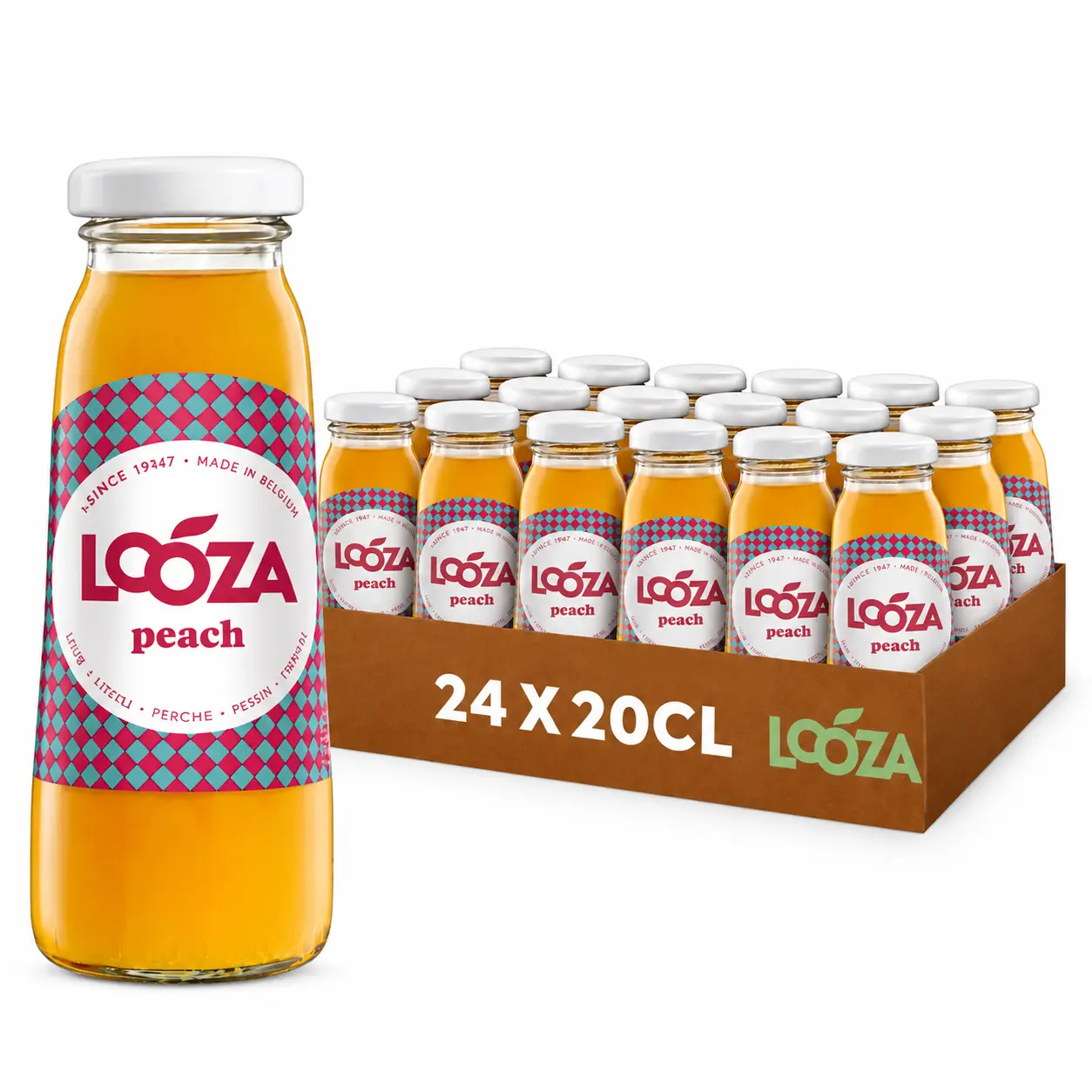 Looza Pêche Bouteille 24x20 Cl