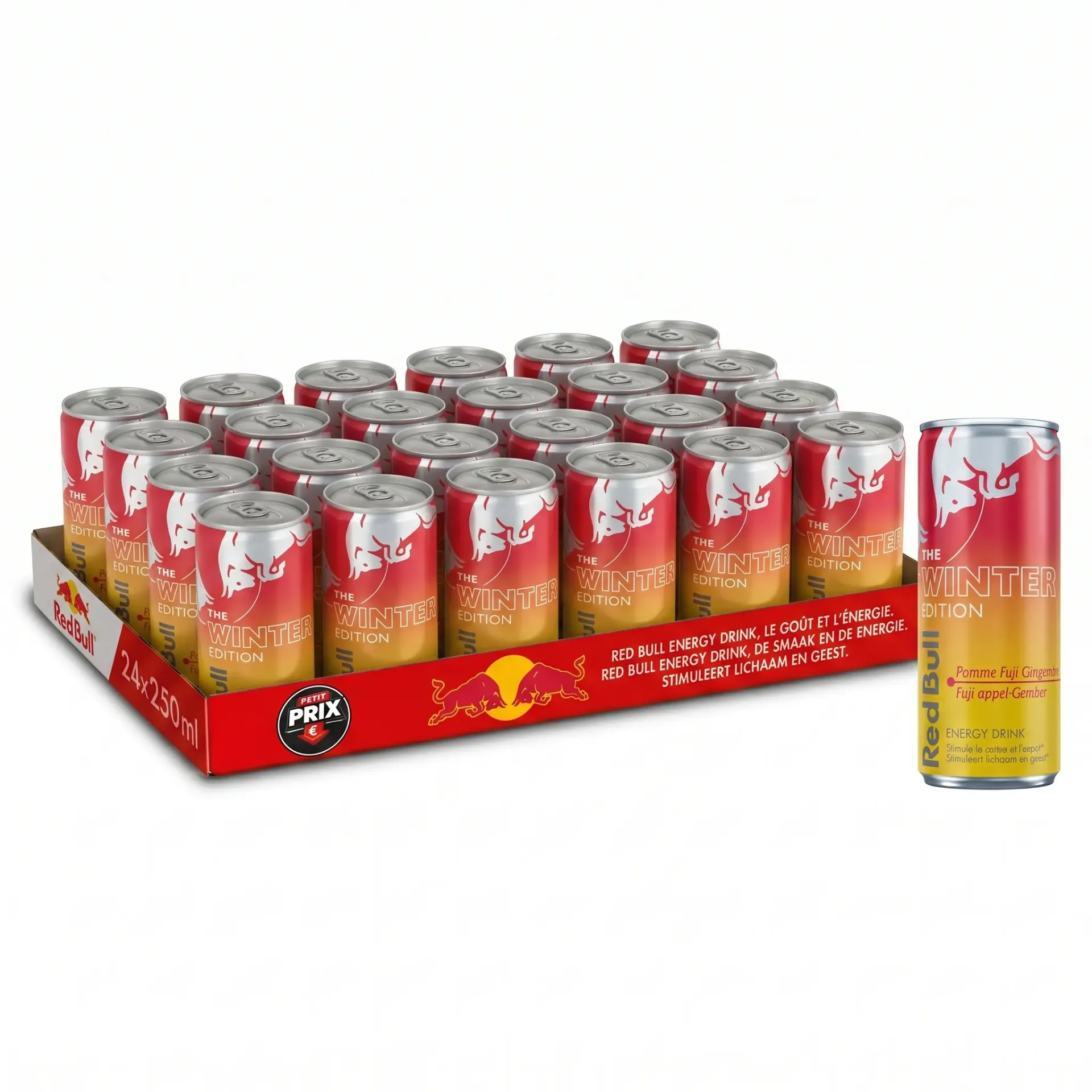 [RED004] Red Bull Winter Pomme Fuji Gingembre Canette 24x25 Cl