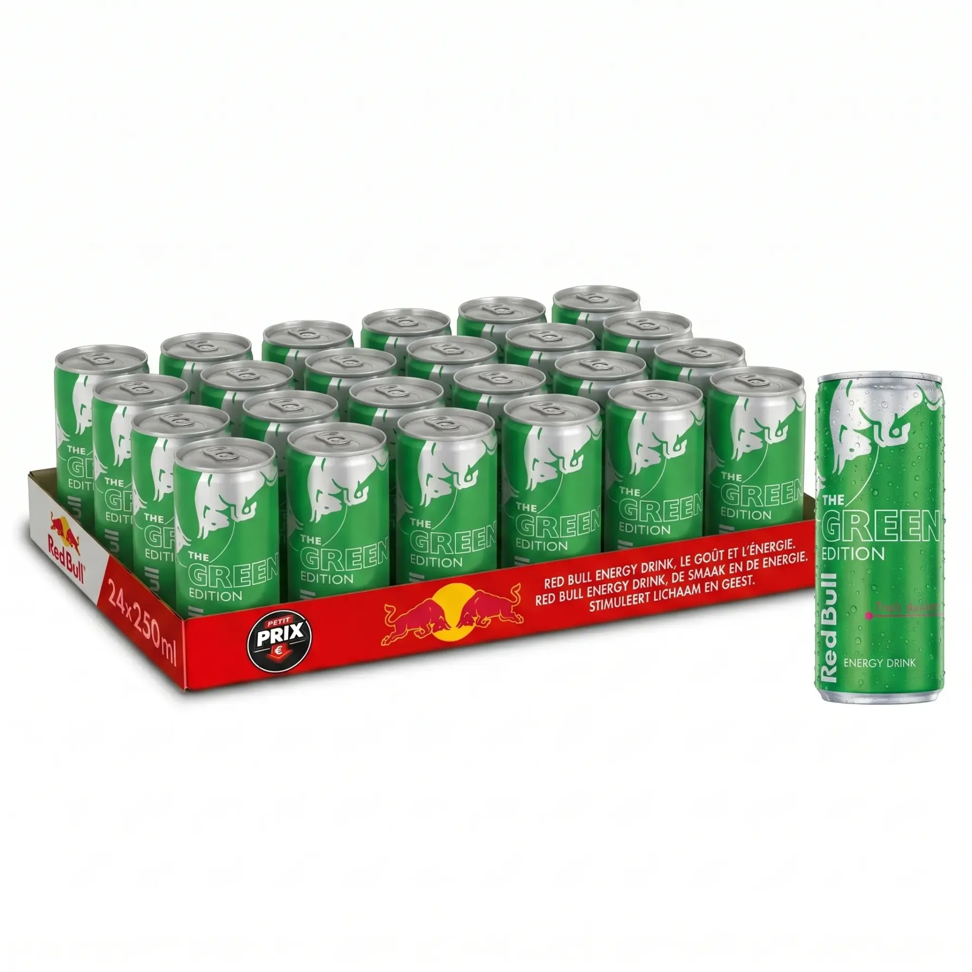 Red Bull Green Fruit du Cactus Canette 24x25 Cl