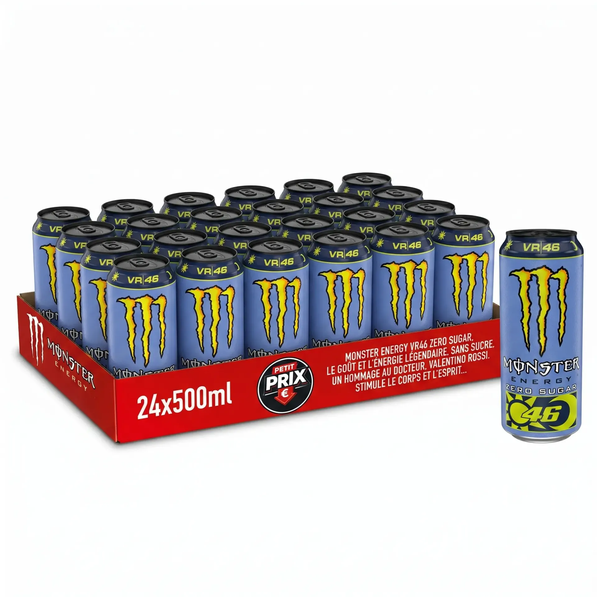 Monster VR46 Zero Sugar Canette 24x50 Cl
